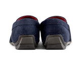 Mens Suede Square Toe Slip On Shoes