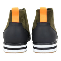 Men's Lace Up Suede Desert Green Boots