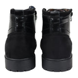 Men's Lace Up Black Ankle Boots