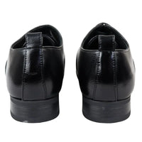 Men's Lace Up Black Derby Oxford Shoes