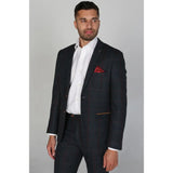 Madrid - Men's Blue Tweed Blazer