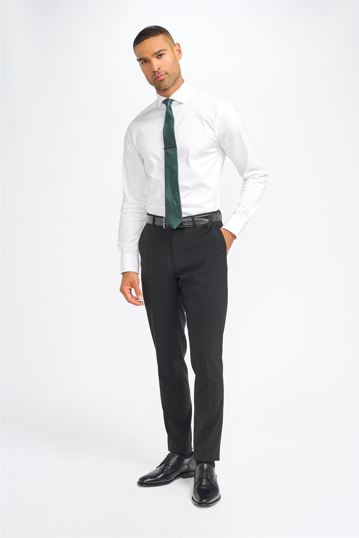 Malibu - Men's Black Formal Trousers