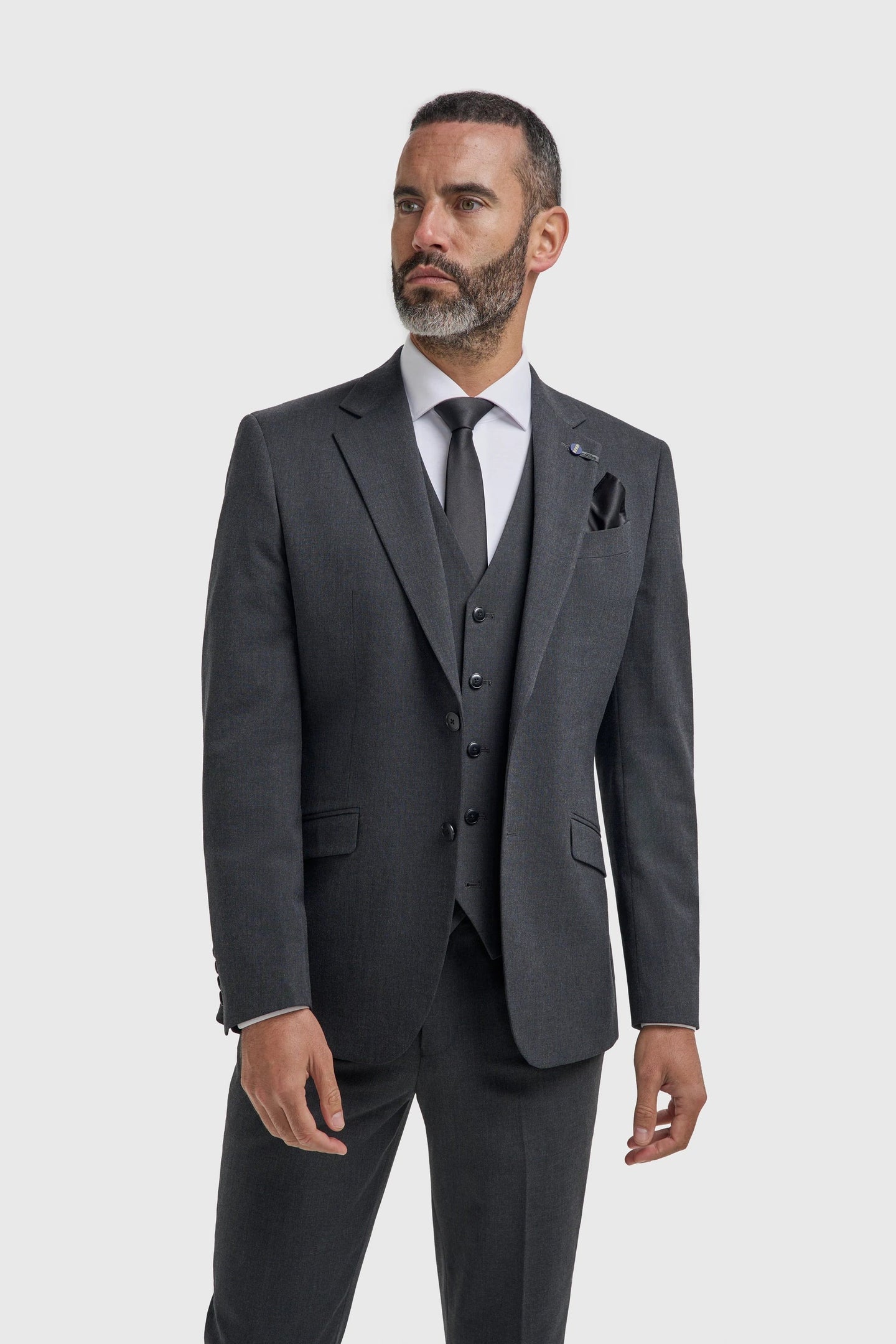 Malibu - Men's Charcoal Textured Blazer