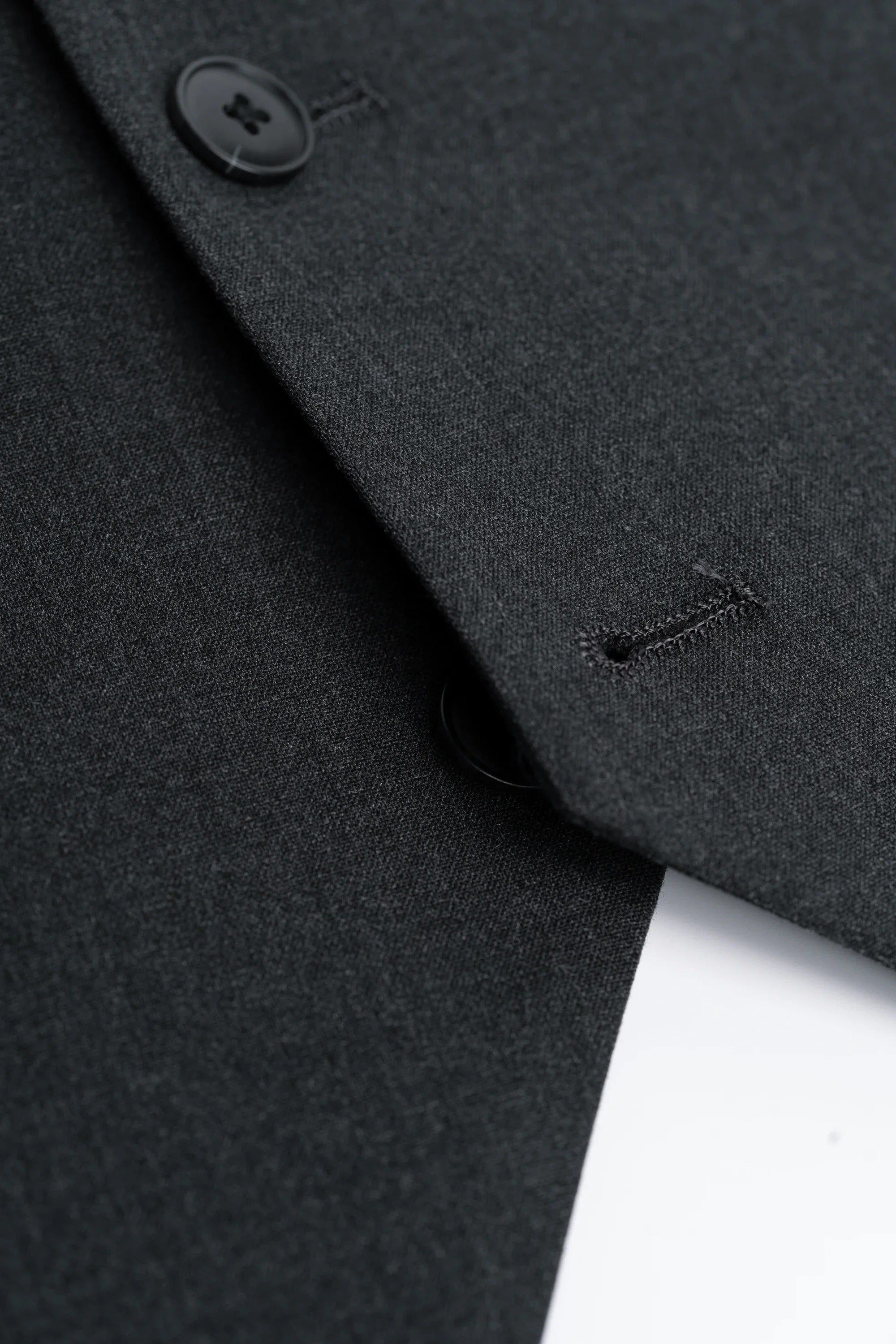 Malibu - Men's Charcoal Textured Grey 3 Piece Suit