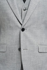 Malibu - Men's Grey Tailored Fit Blazer