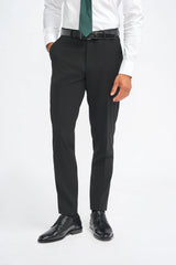 Malibu - Men's Black 3 Piece Tailored Fit Suit