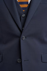 Malibu - Men's Navy 3 Piece Tailored Fit Suit