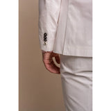 Mario - Men's Smart Summer Cream Blazer