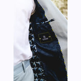 Mario - Men's 2 Piece Summer Suit Light Blue Office Wedding Classic Italian