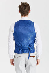 Mark Stone Suit with Constrasting Mayfair Navy Waistcoat