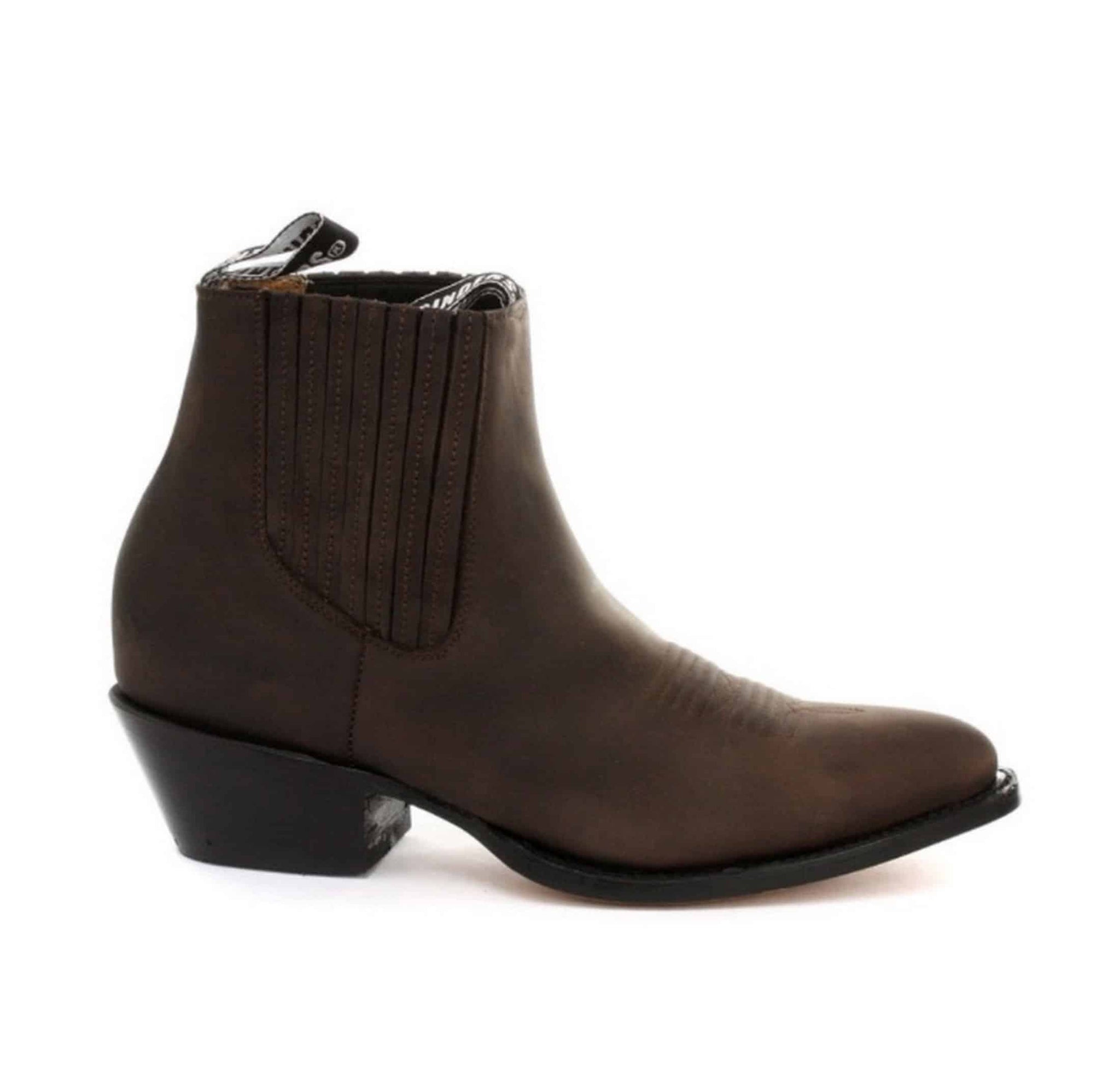 Mens Cowboy Ankle Boots Grinders Maverick Real Leather Western Riding Cuban