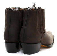 Mens Cowboy Ankle Boots Grinders Maverick Real Leather Western Riding Cuban