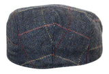 Marc Darcy Eton Mens Tweed Vintage Retro Grandad Flat Caps Hats Peaky Blinders Check Classic