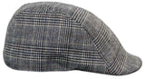 Marc Darcy Hampton Mens Tweed Vintage Retro Grandad Flat Caps Hats Peaky Blinders Check Classic