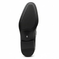 Men’s Black Patent PU Slip On Loafers