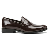 Men’s Faux Leather Slip On Penny Loafers