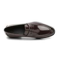 Men’s Faux Leather Slip On Penny Loafers