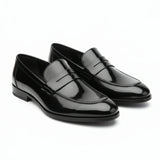 Men’s Faux Leather Slip On Penny Loafers