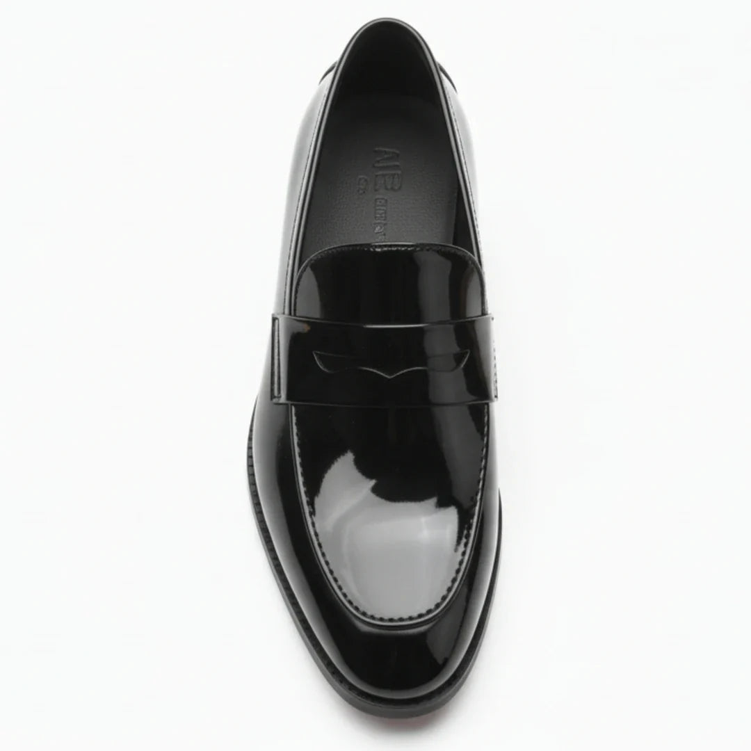 Men’s Faux Leather Slip On Penny Loafers