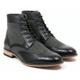 Men’s Wingtip Brogue Ankle Boots