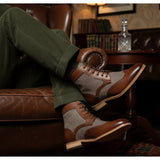 Men’s Wingtip Brogue Ankle Boots