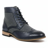 Men’s Wingtip Brogue Ankle Boots