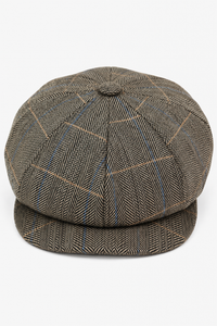 Mens 8 Panel Shelby Newsboy Cap -  Cavani Albert