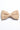 Men’s Beige Knitted Bow Tie