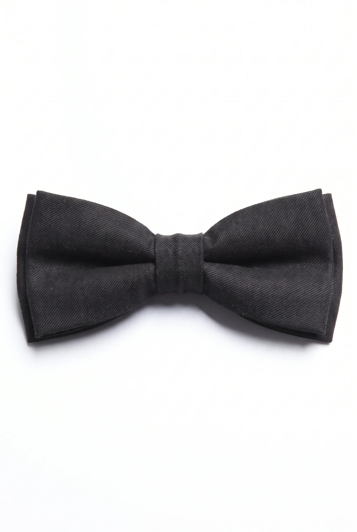 Men’s Black Double Layer Bow Tie