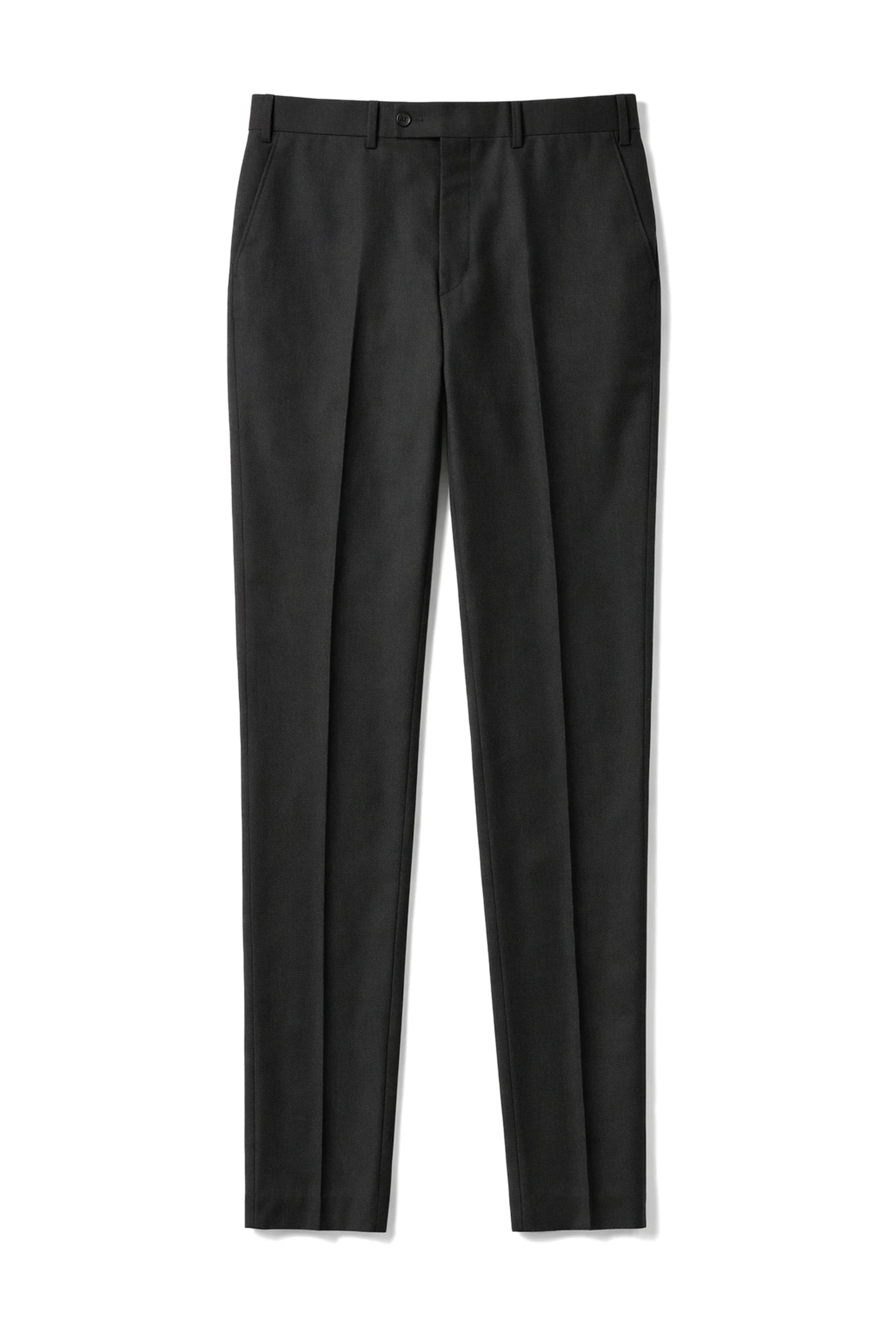 Parker - Men's Plain Black Trousers
