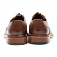 Men's Brown Leather Brogue Dress Shoes