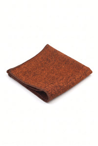 Men’s Brown Tweed Pocket Square