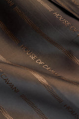 Men's Brown Wool Blend Houndstooth Tweed Overcoat