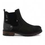 Men's Dark Grey Water-Resistant Chelsea Ankle Boots