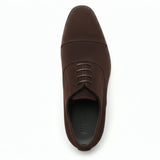 Men's Faux Suede Lace-Up Oxford Shoes