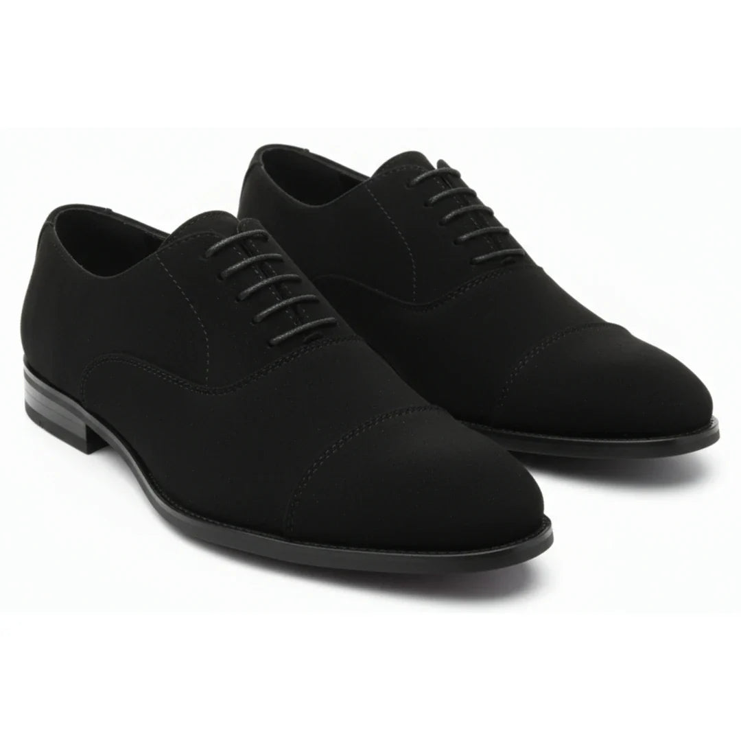 Men's Faux Suede Lace-Up Oxford Shoes