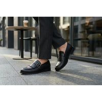 Men's Fringe Monk Strap Slip-On Loafers