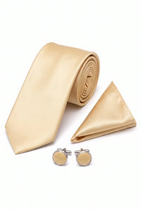 Men’s Gold Tie Set