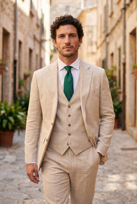 Men’s Green Slim 6cm Tie