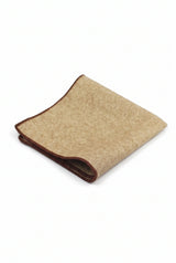 Men’s Khaki Tweed Pocket Square