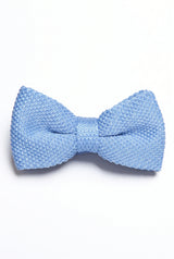 Men’s Light Blue Knitted Bow Tie