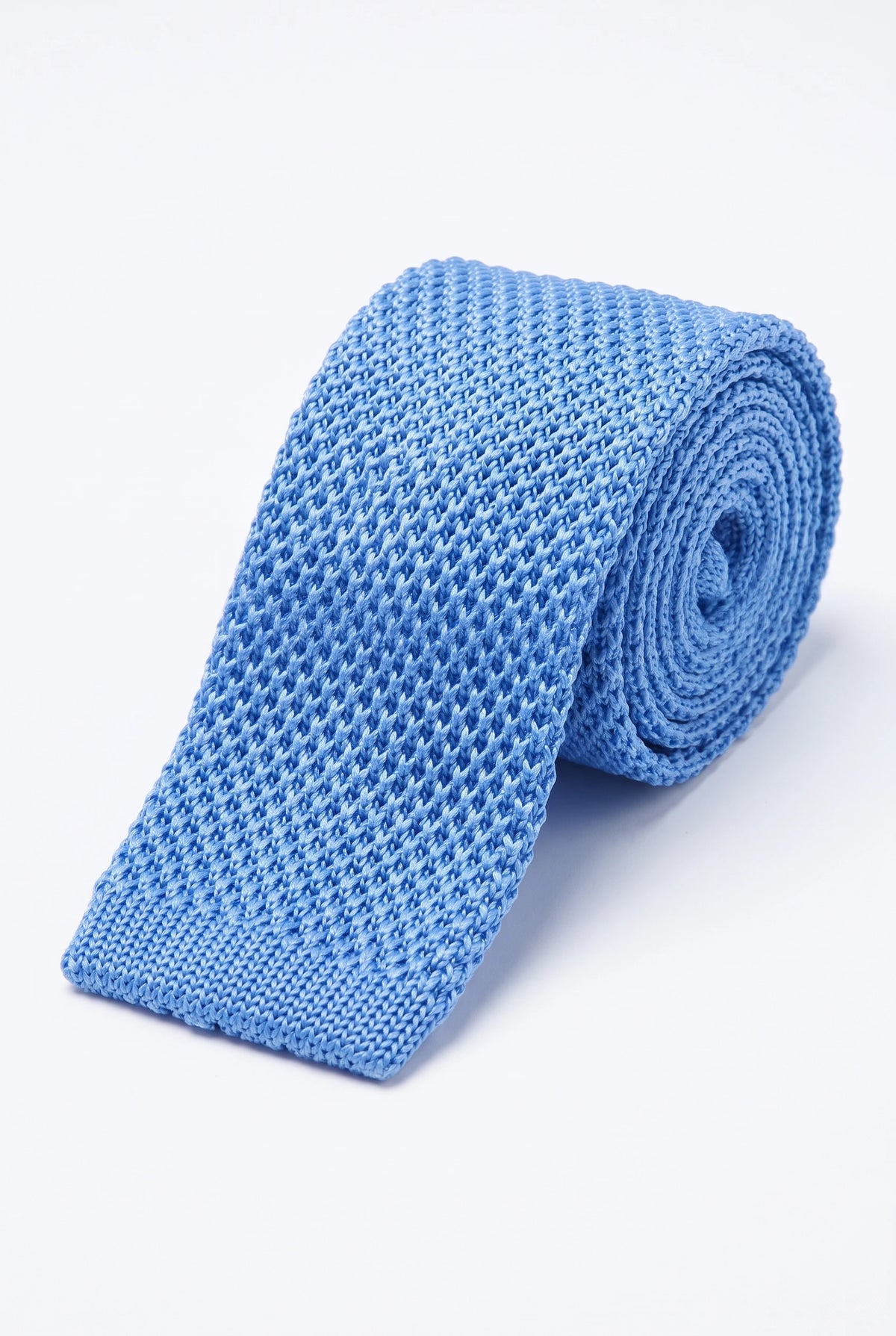 Men’s Light Blue Knitted Tie