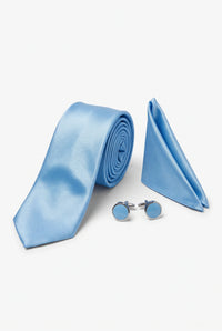 Men’s Light Blue Tie Set