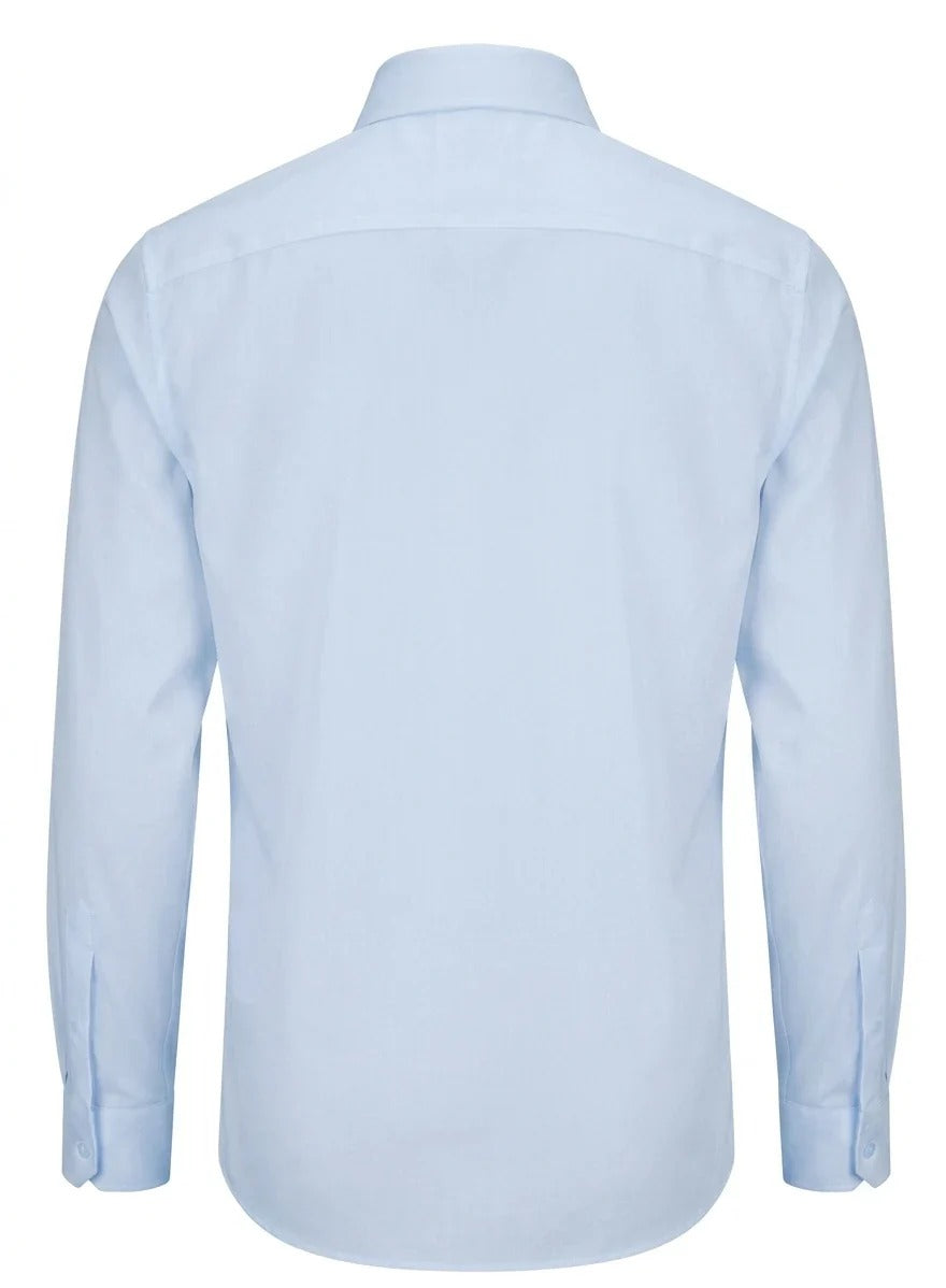 Men's Long Sleeve Button-Down Dress Shirt - Blue
