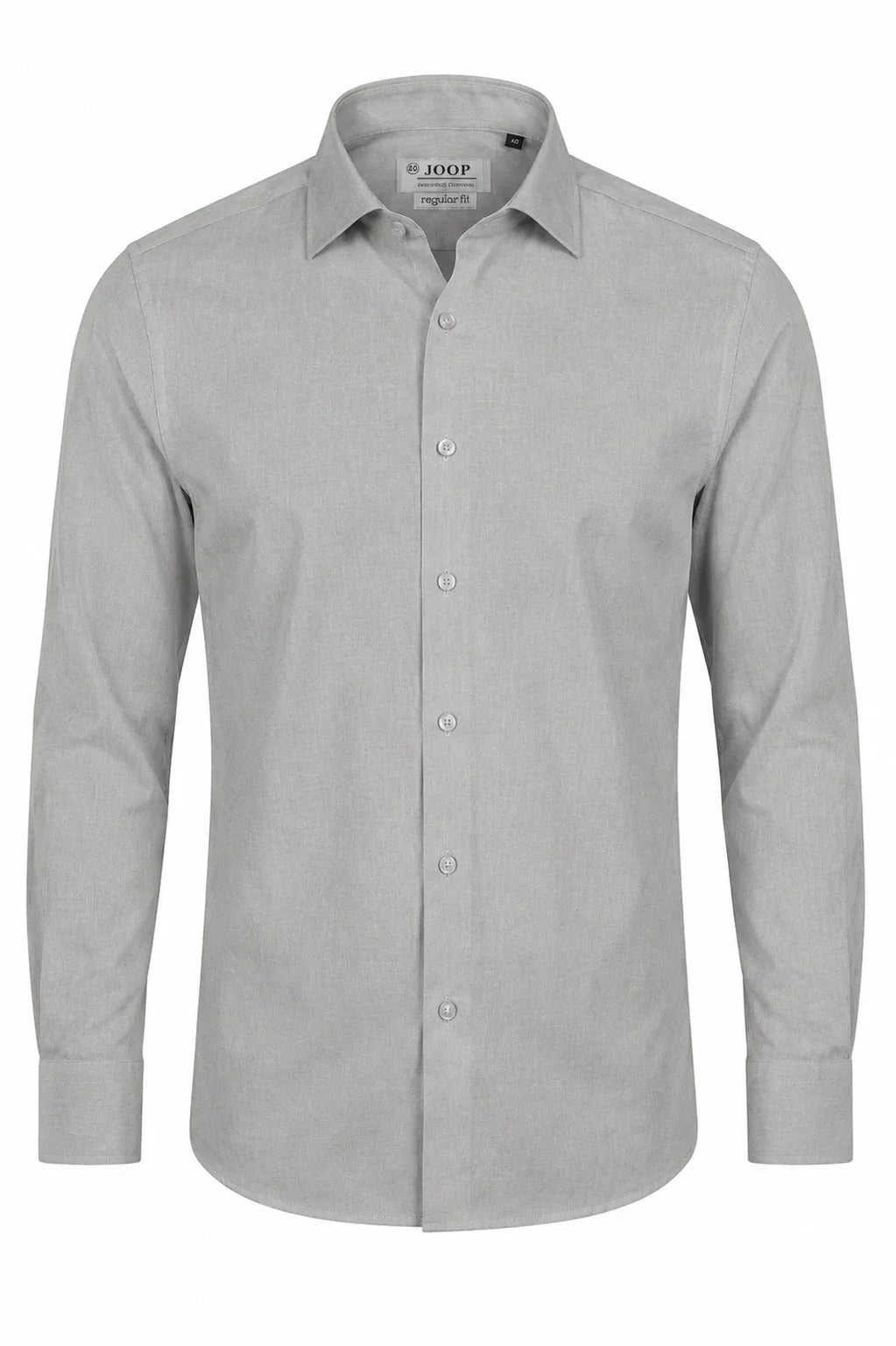 Men's Long Sleeve Button-Down Dress Shirt - Grey