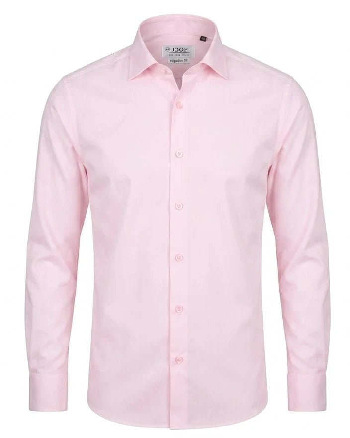 Men's Long Sleeve Button-Down Dress Shirt - Pink