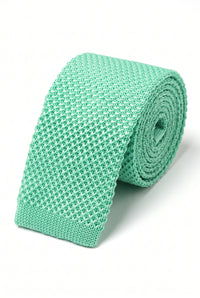 Men’s Mint Green Knitted Tie