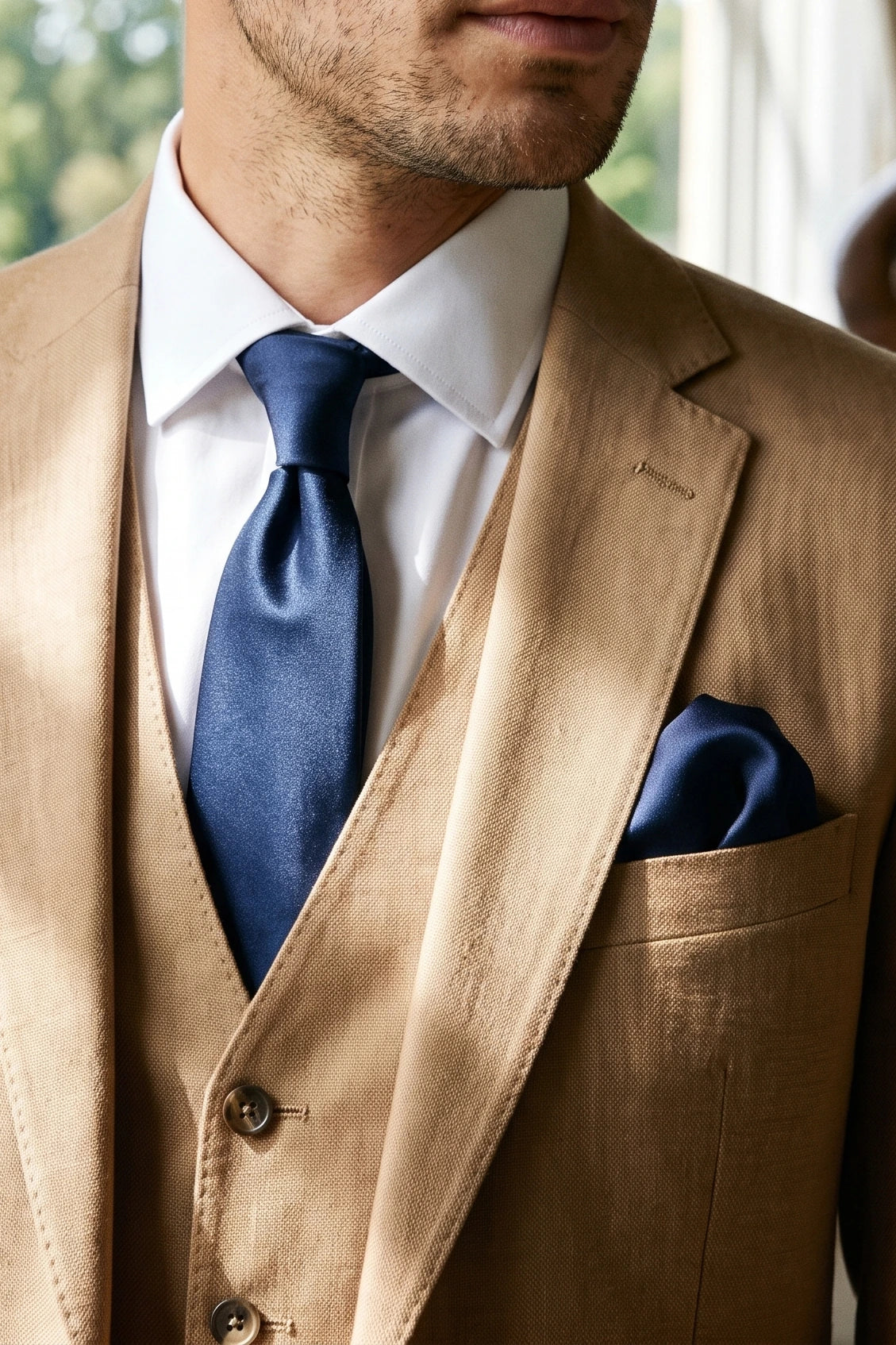 Men’s Navy Tie Set