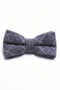 Men’s Navy Tweed Bow Tie