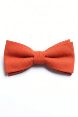 Men’s Orange Double Layer Bow Tie